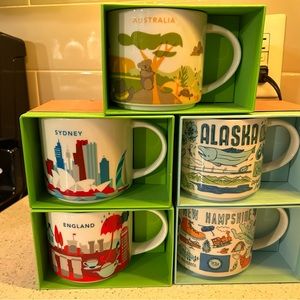 Starbucks mugs